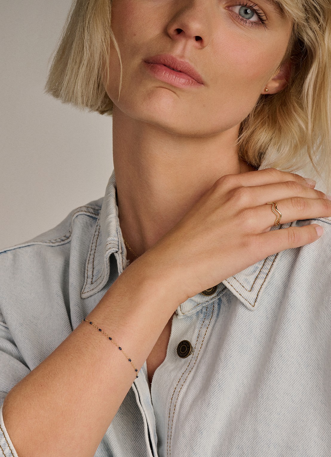 Blush Armband van 14 karaat geelgoud 2264YRB - detail 3 goud