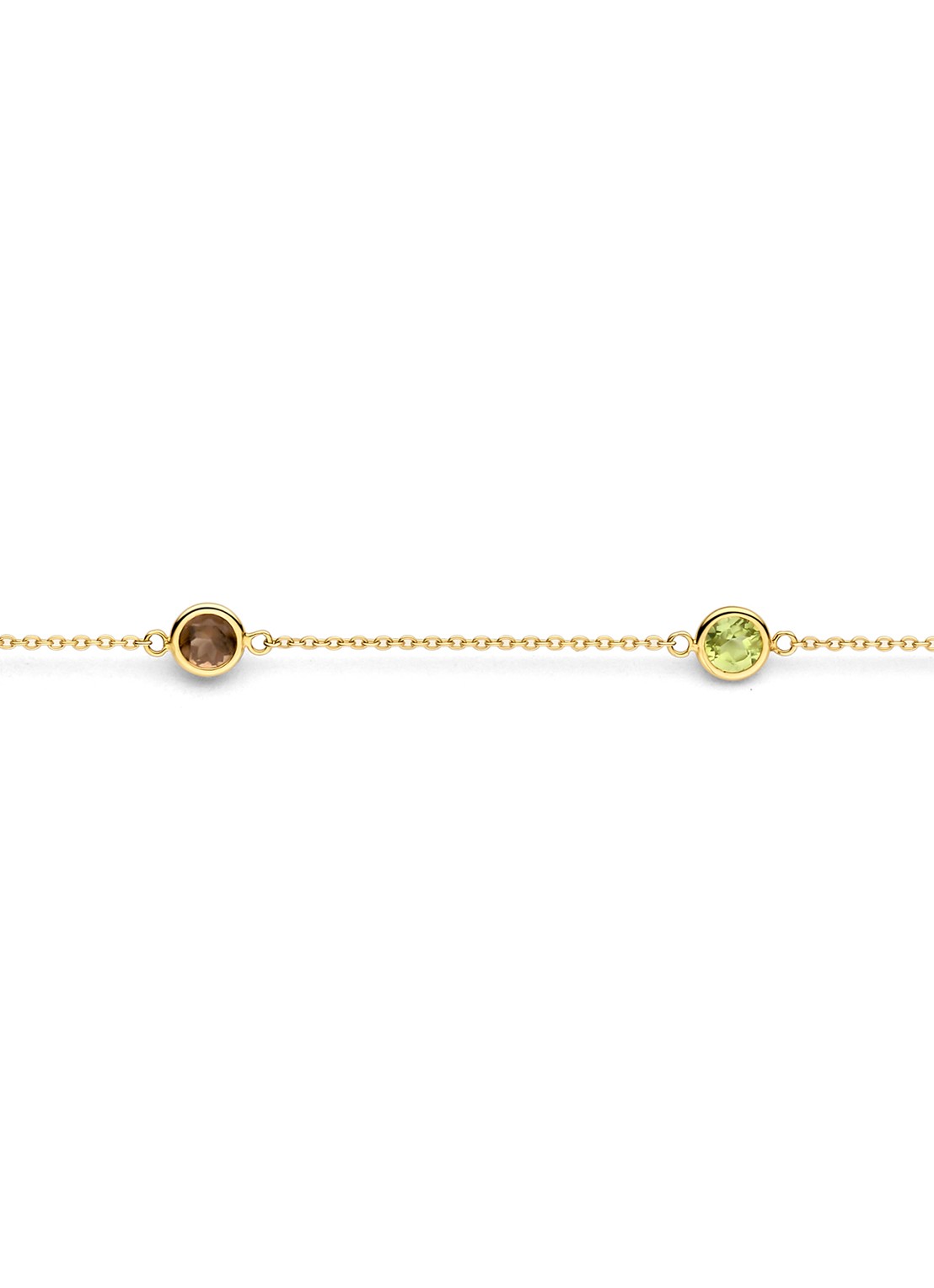 Blush Armband van 14 karaat geelgoud 2266YFC  - voorkant 3 goud