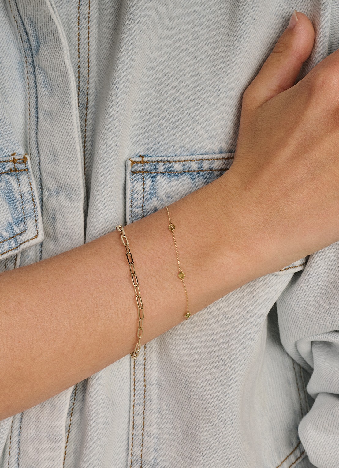 Blush Armband van 14 karaat geelgoud 2266YGP  - detail 3 goud
