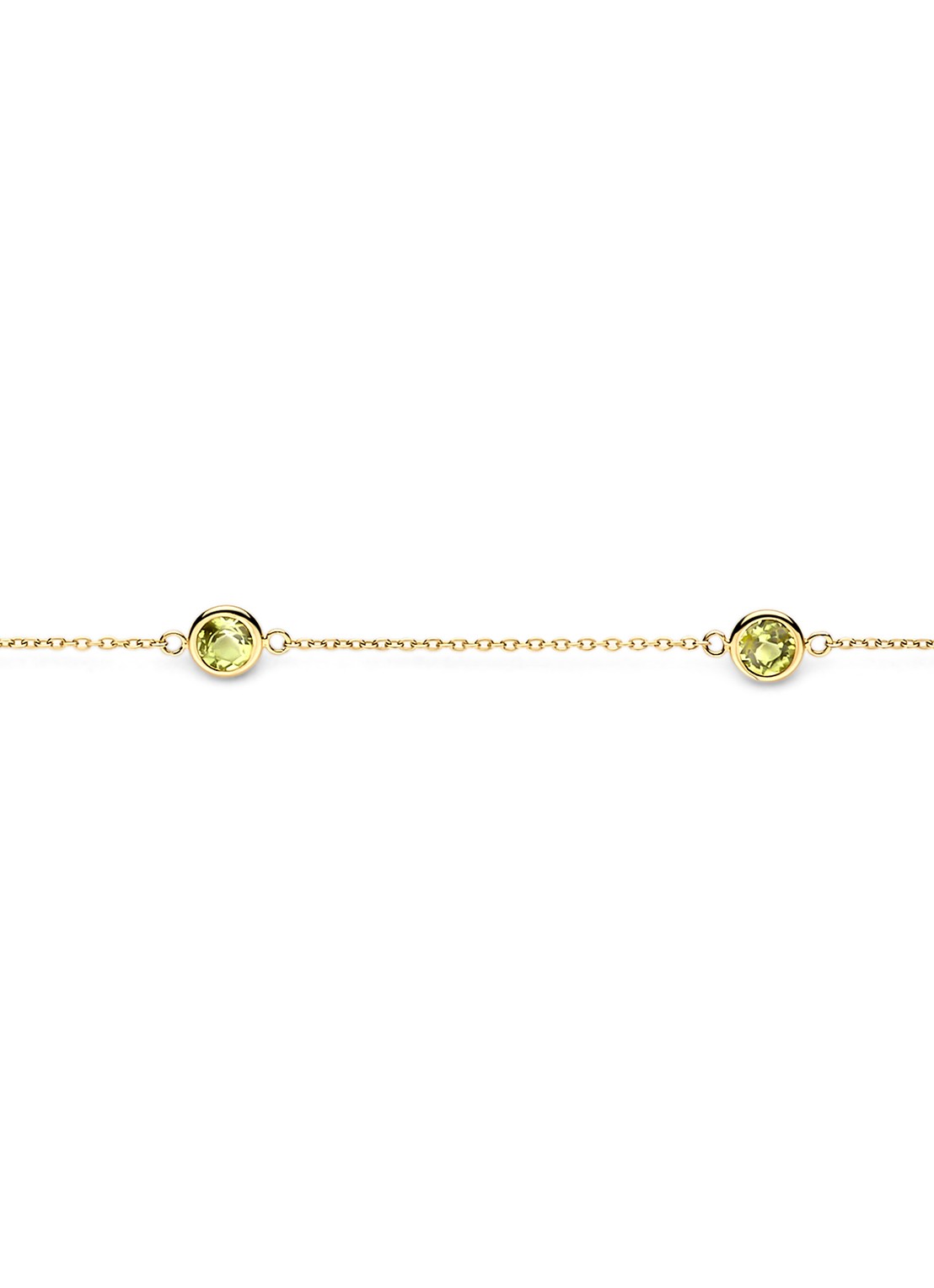 Blush Armband van 14 karaat geelgoud 2266YGP  - voorkant 2 goud