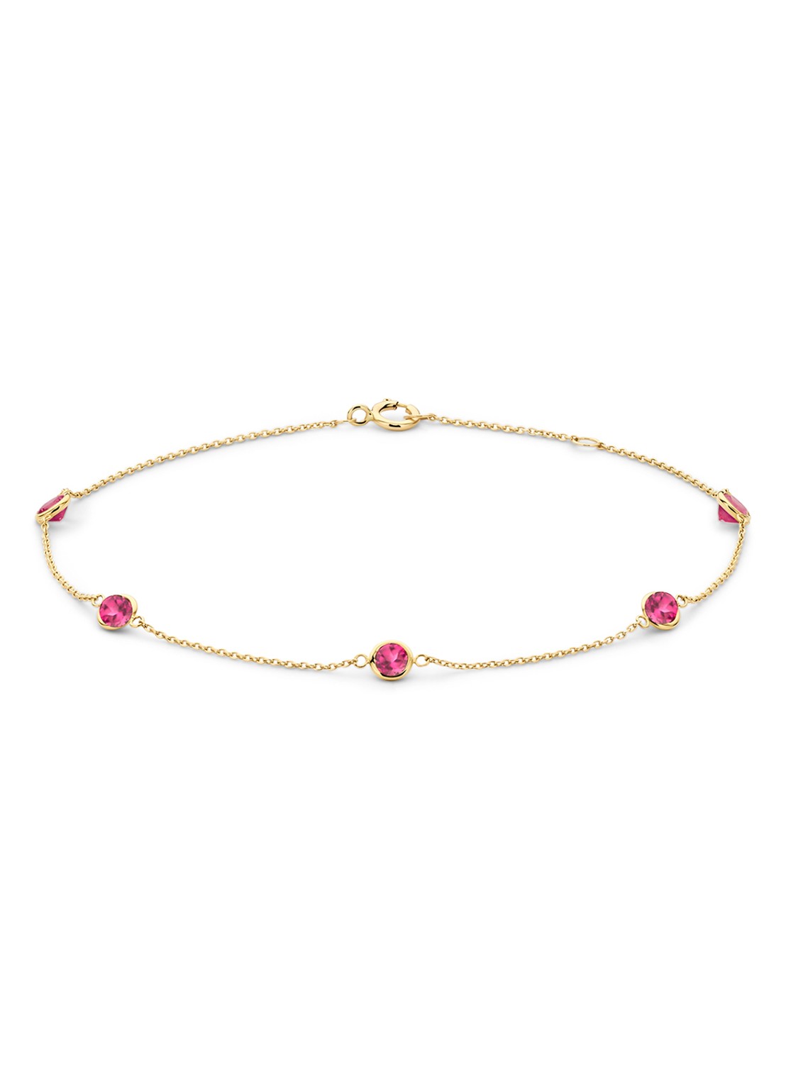 Blush Armband van 14 karaat geelgoud 2266YGP - voorkant goud