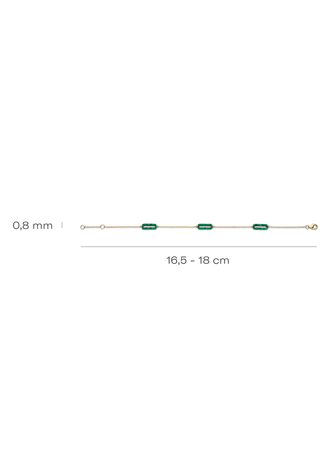Blush Armband van 14 karaat geelgoud 2267YMA - detail 2 undefined