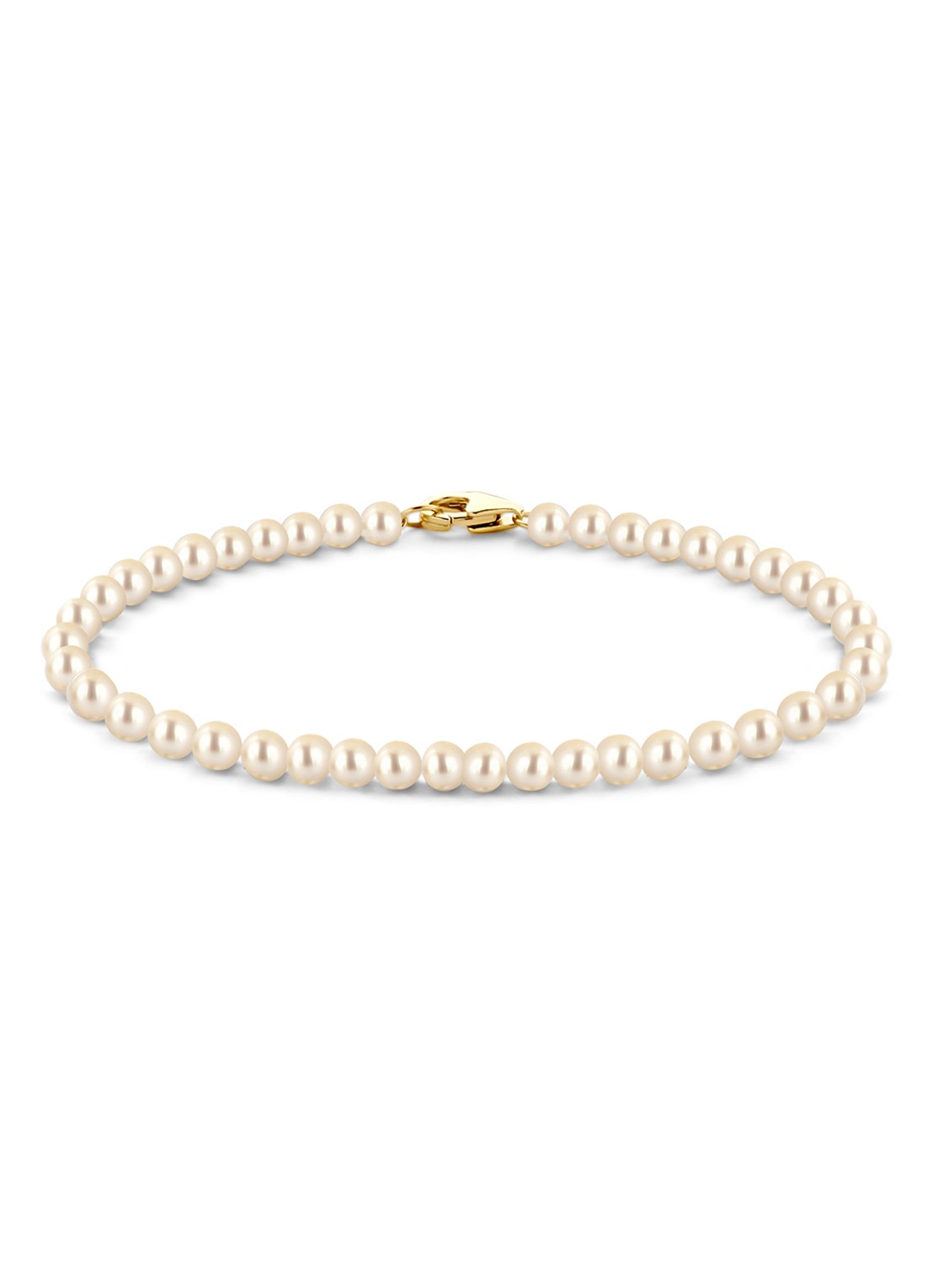Blush Armband van 14 karaat geelgoud met parels 2253YPW  - voorkant goud