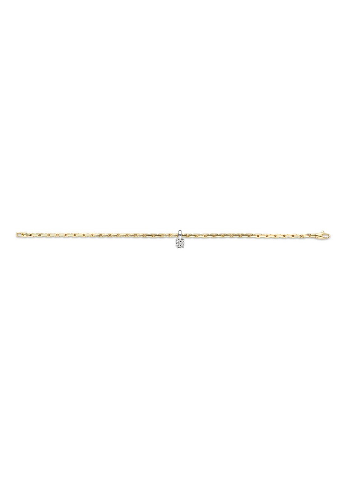 Blush Armband van 14 karaat geelgoud met zirkonia 2156BZI - detail geelgoud