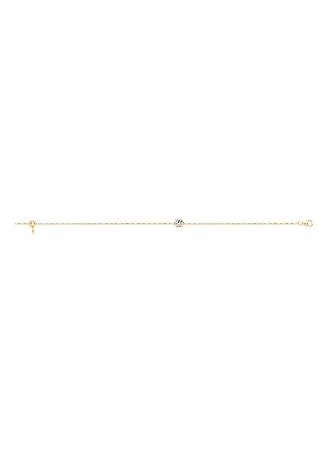 Blush Armband van 14 karaat geelgoud met zirkonia 2166YZI - detail geelgoud