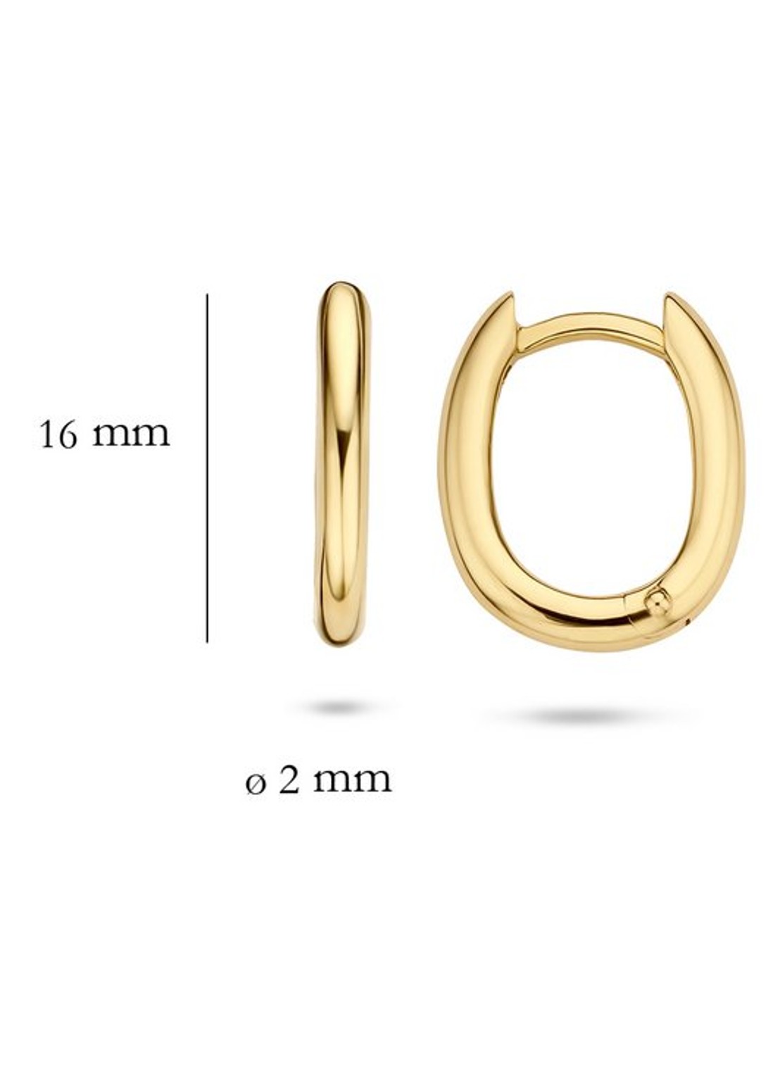 Blush Blush Oorbellen - detail 3 goud