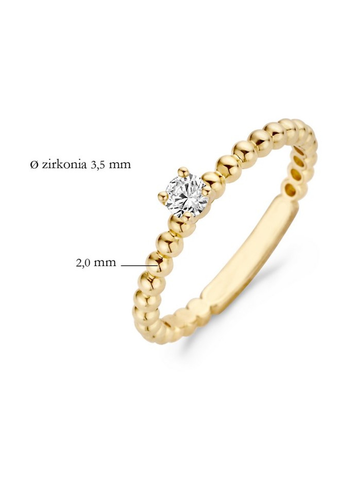 Blush Blush Ring - detail 2 goud