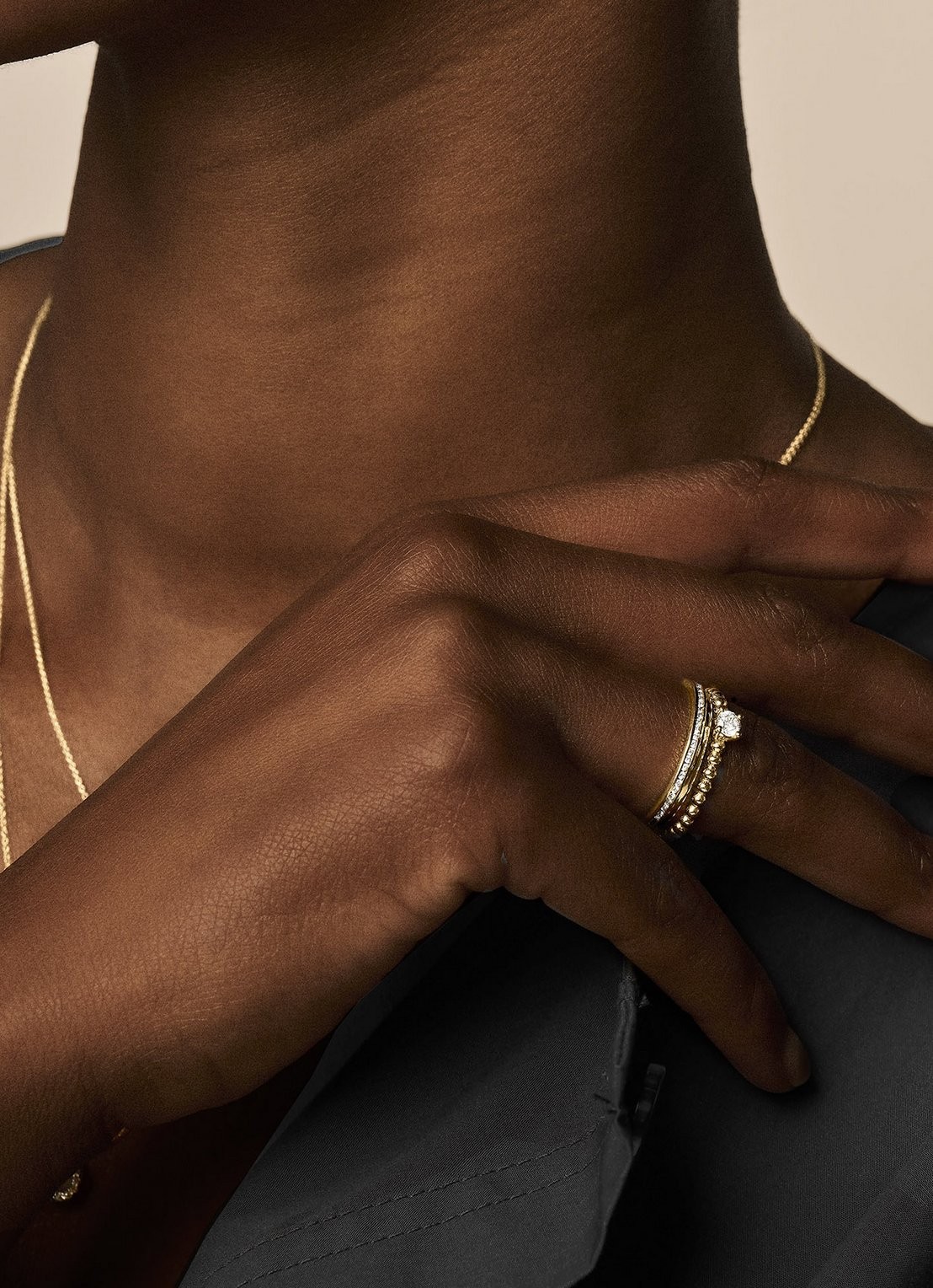 Blush Blush Ring - detail 3 goud