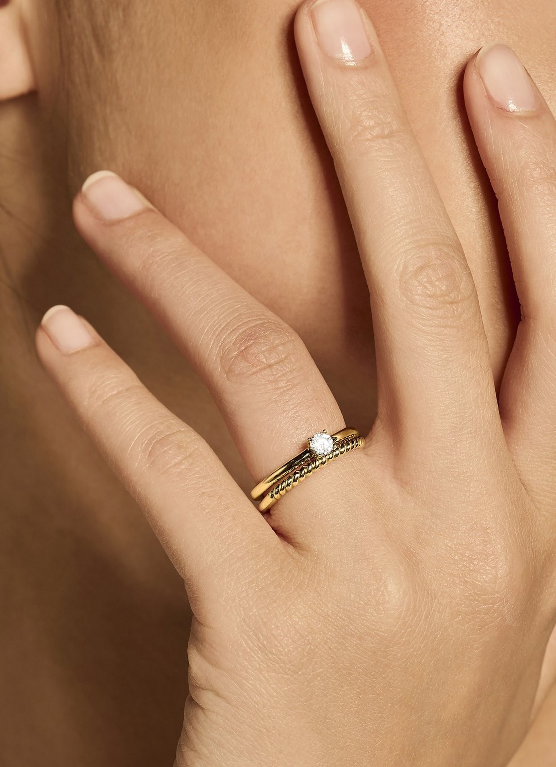 Blush Blush Ring - detail 4 goud