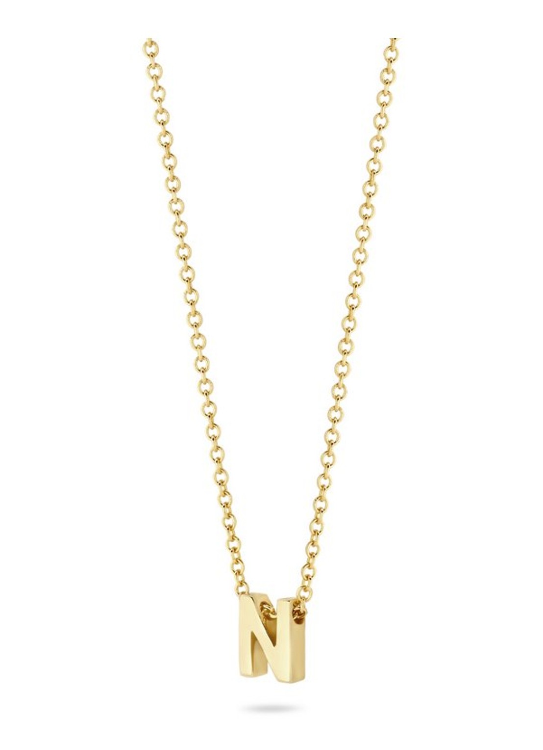 Blush Ketting N van 14 karaat geelgoud 3155YGO_N - voorkant 2 geelgoud