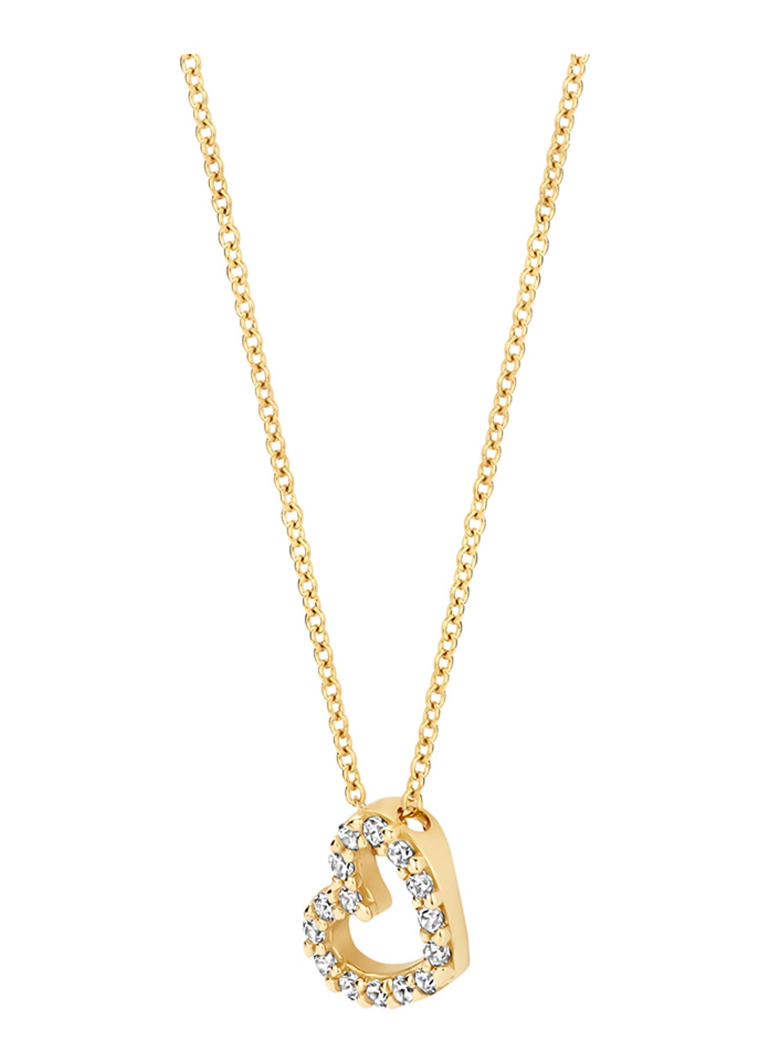 Blush Ketting van 14 karaat geelgoud 3072YZI - detail goud