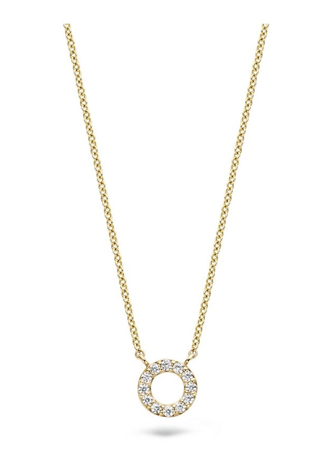 Blush Ketting van 14 karaat geelgoud 3125YZI - voorkant geelgoud