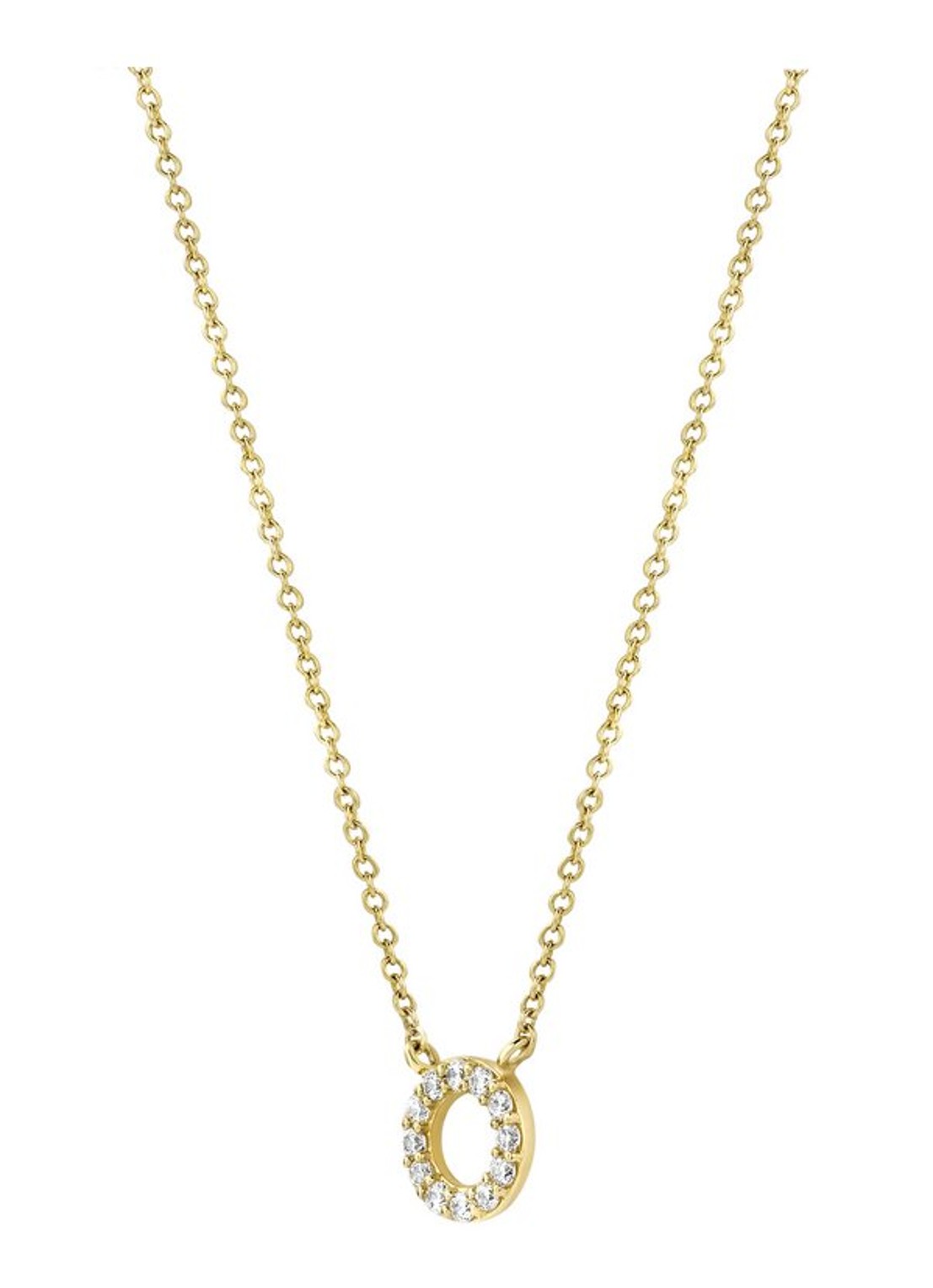 Blush Ketting van 14 karaat geelgoud 3125YZI - voorkant 2 geelgoud