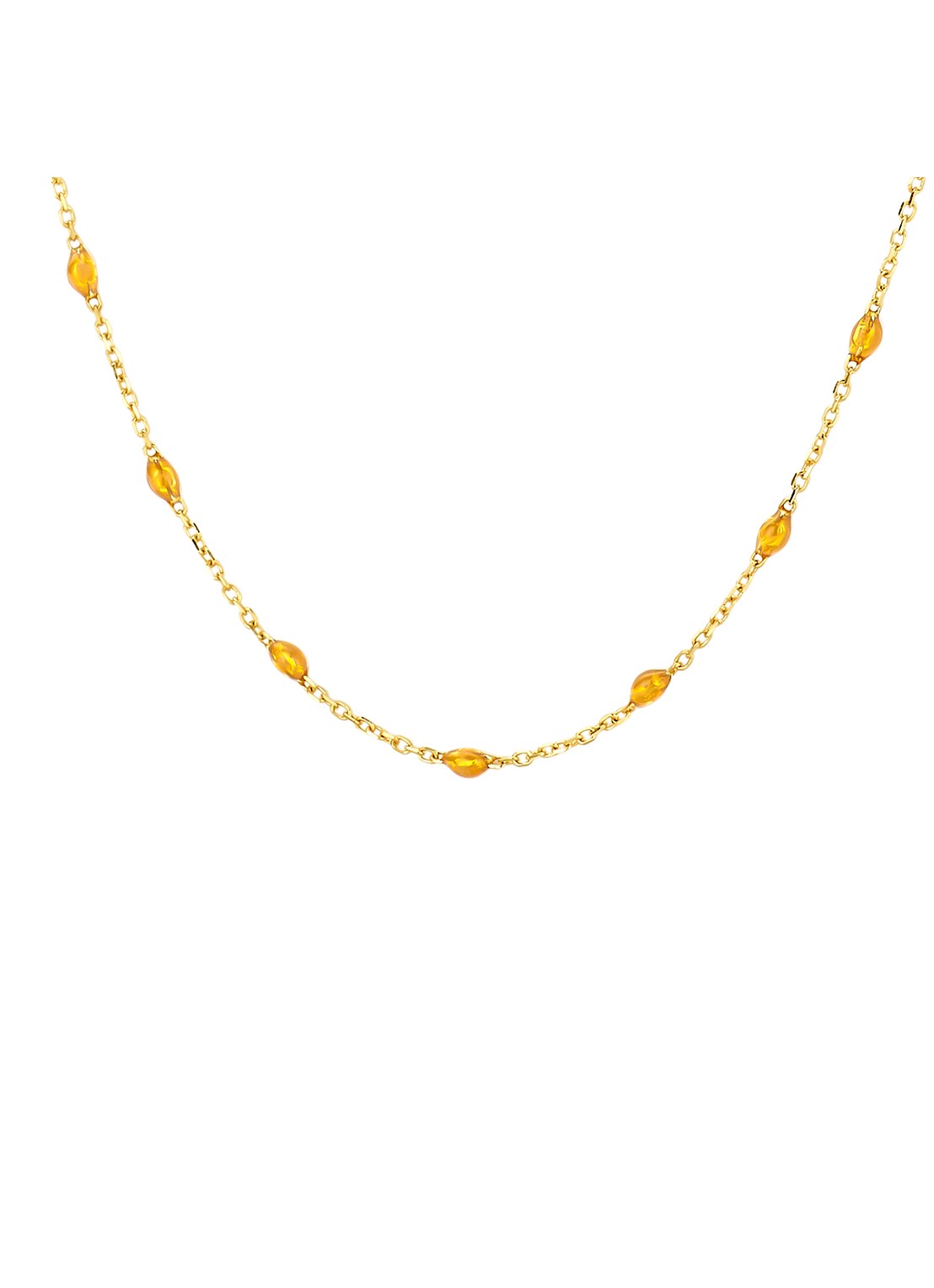Blush Ketting van 14 karaat geelgoud 3162YRC - detail goud