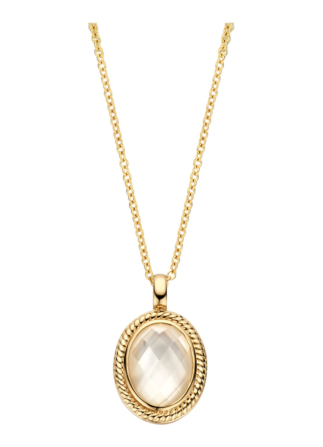 Blush Ketting van 14 karaat geelgoud 3169YMQ - voorkant goud