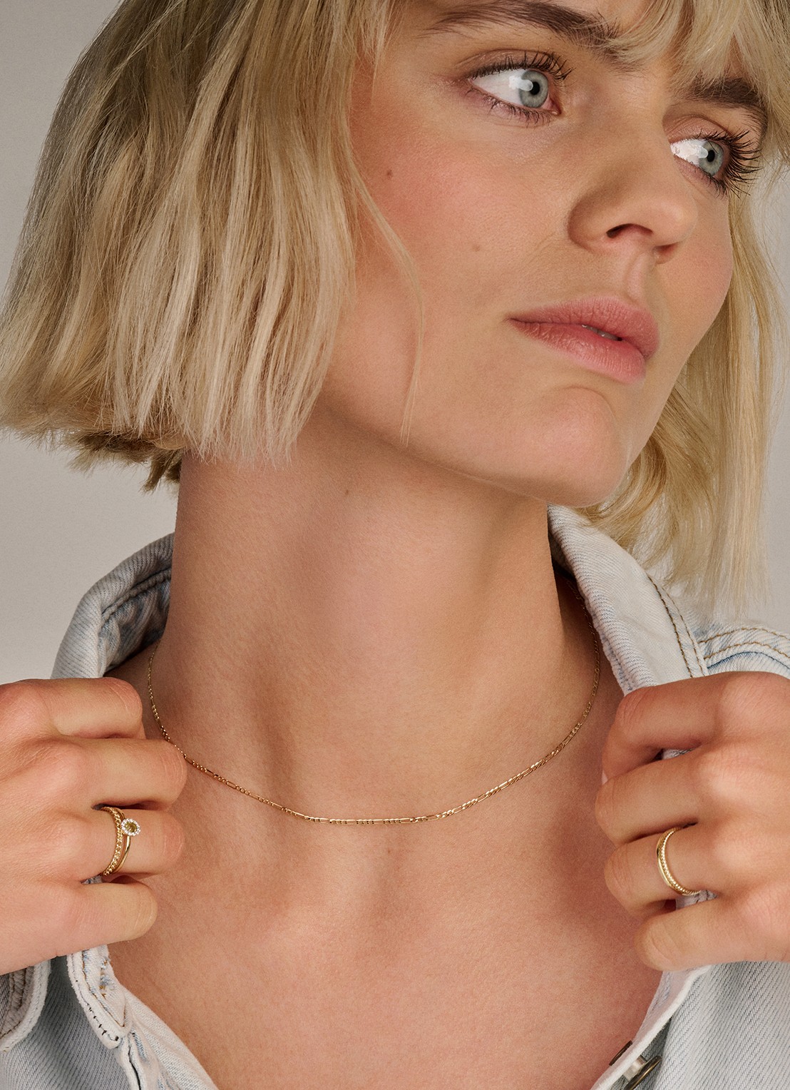 Blush Ketting van 14 karaat geelgoud 3192YGO - detail 3 goud