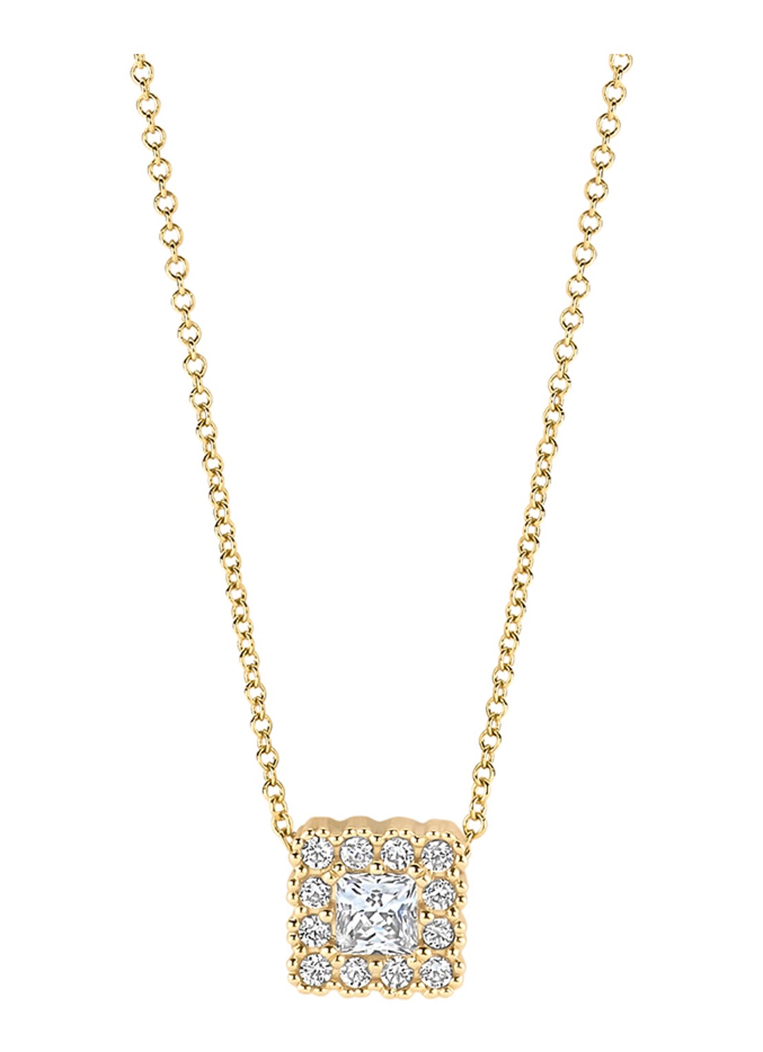 Blush Ketting van 14 karaat geelgoud 3197YZI - voorkant goud