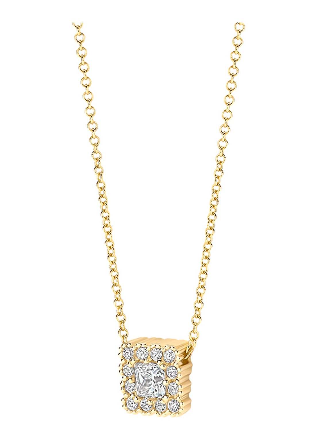 Blush Ketting van 14 karaat geelgoud 3197YZI - voorkant 2 goud