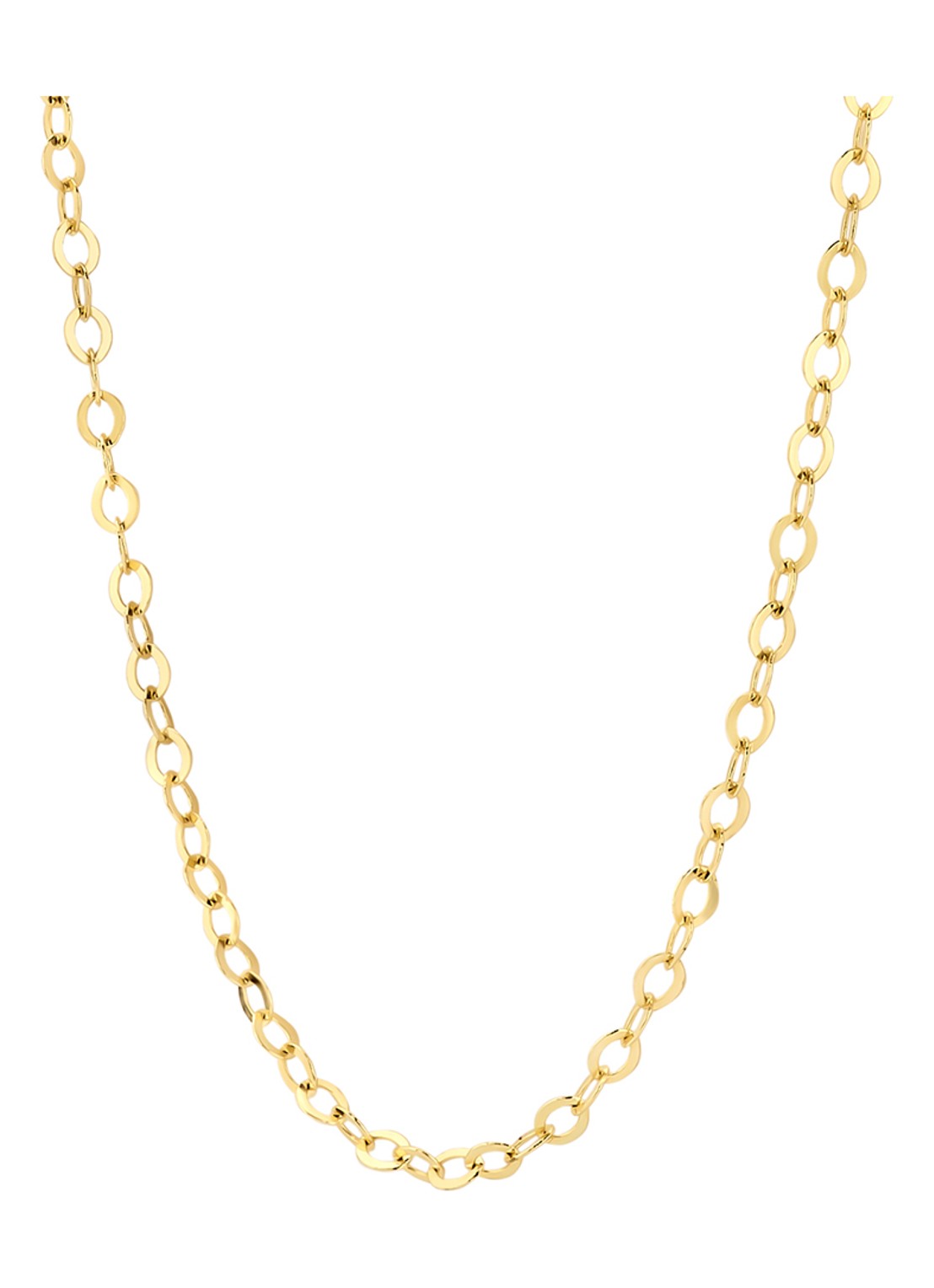 Blush Ketting van 14 karaat geelgoud 3198YGO - voorkant 2 goud