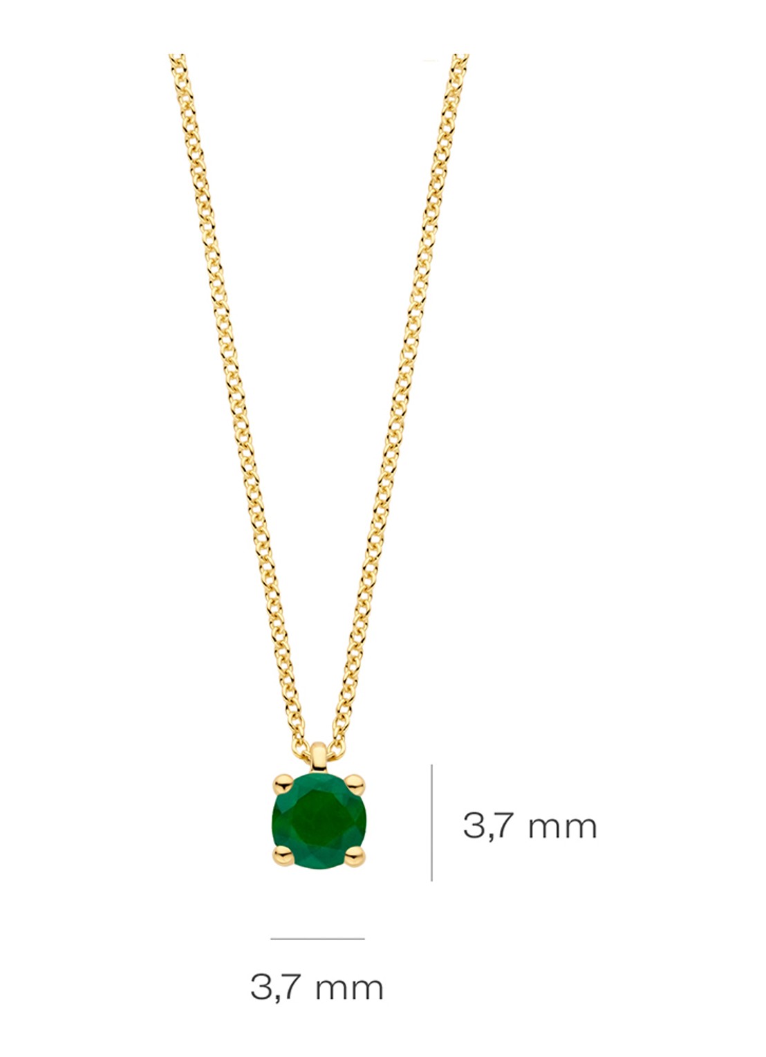 Blush Ketting van 14 karaat geelgoud 3200YEM  - detail 4 geelgoud