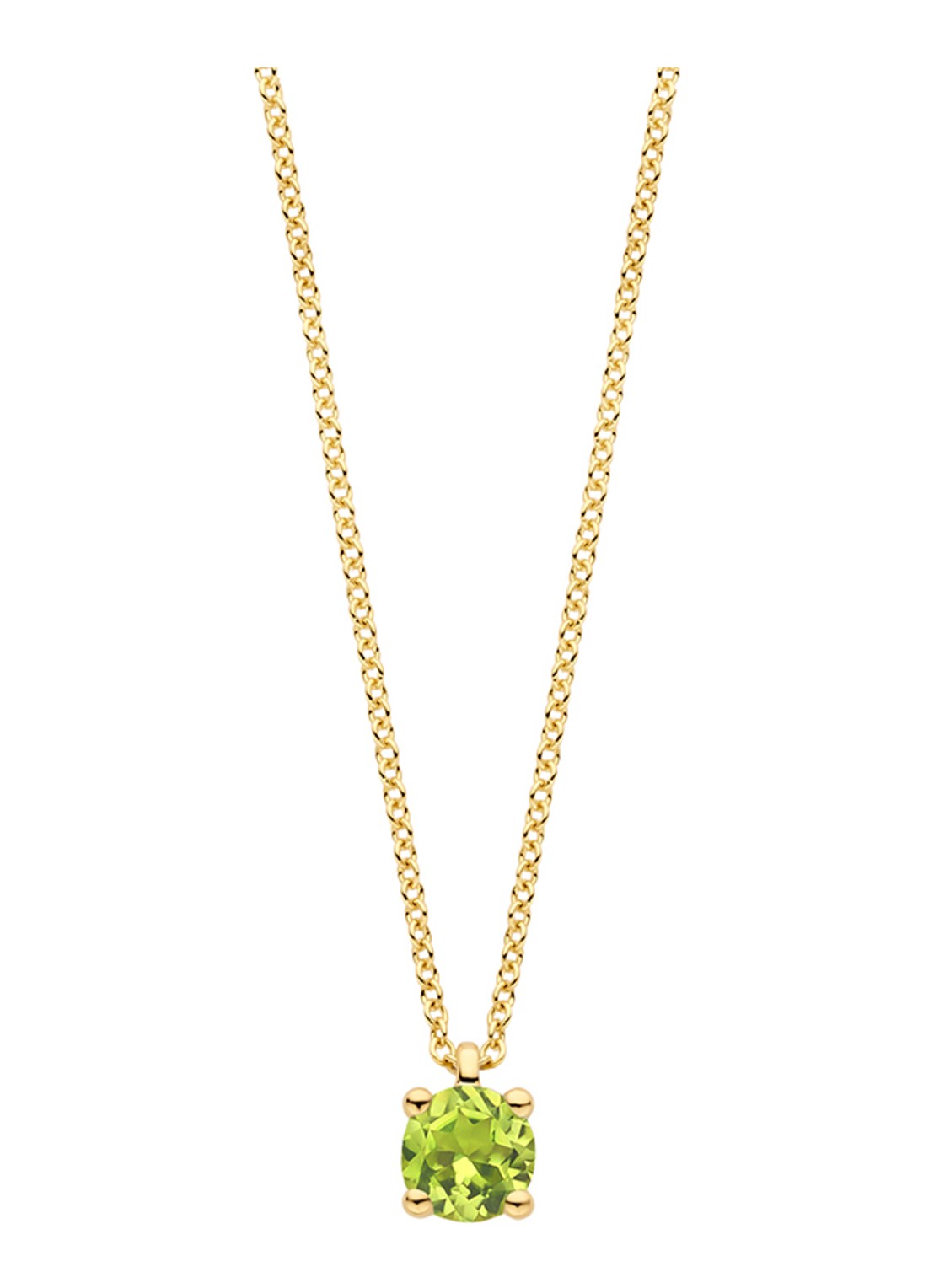 Blush Ketting van 14 karaat geelgoud 3200YGP  - voorkant geelgoud