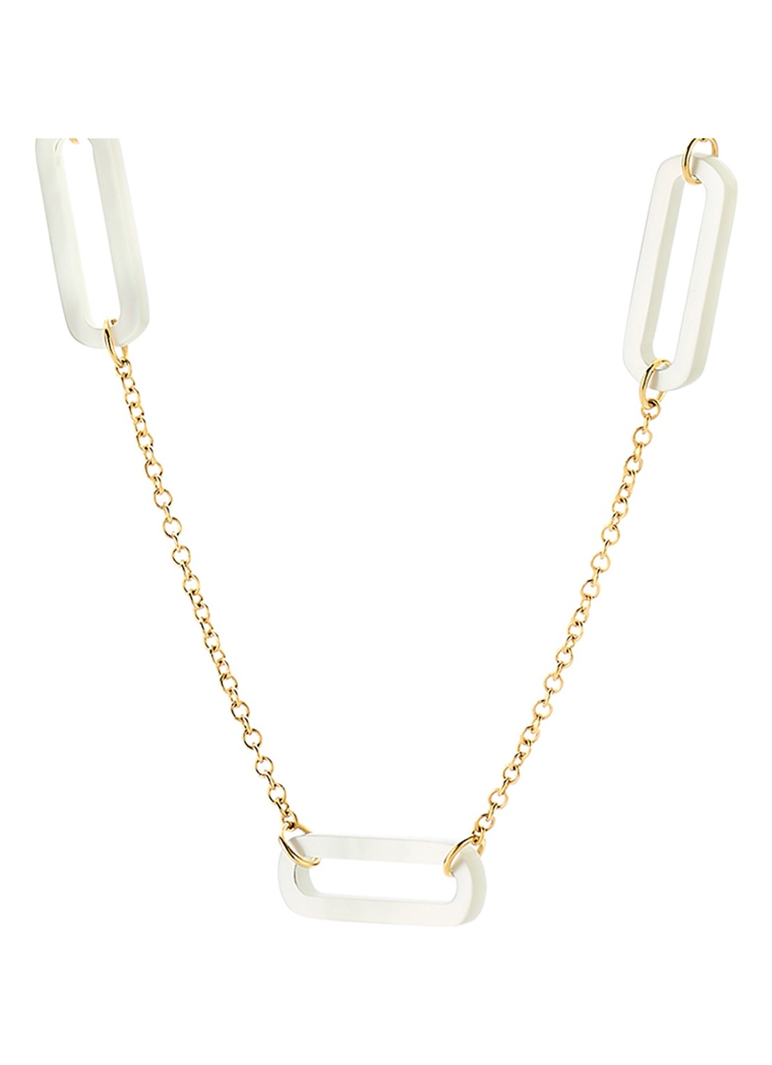 Blush Ketting van 14 karaat geelgoud 3204YMP - detail geelgoud
