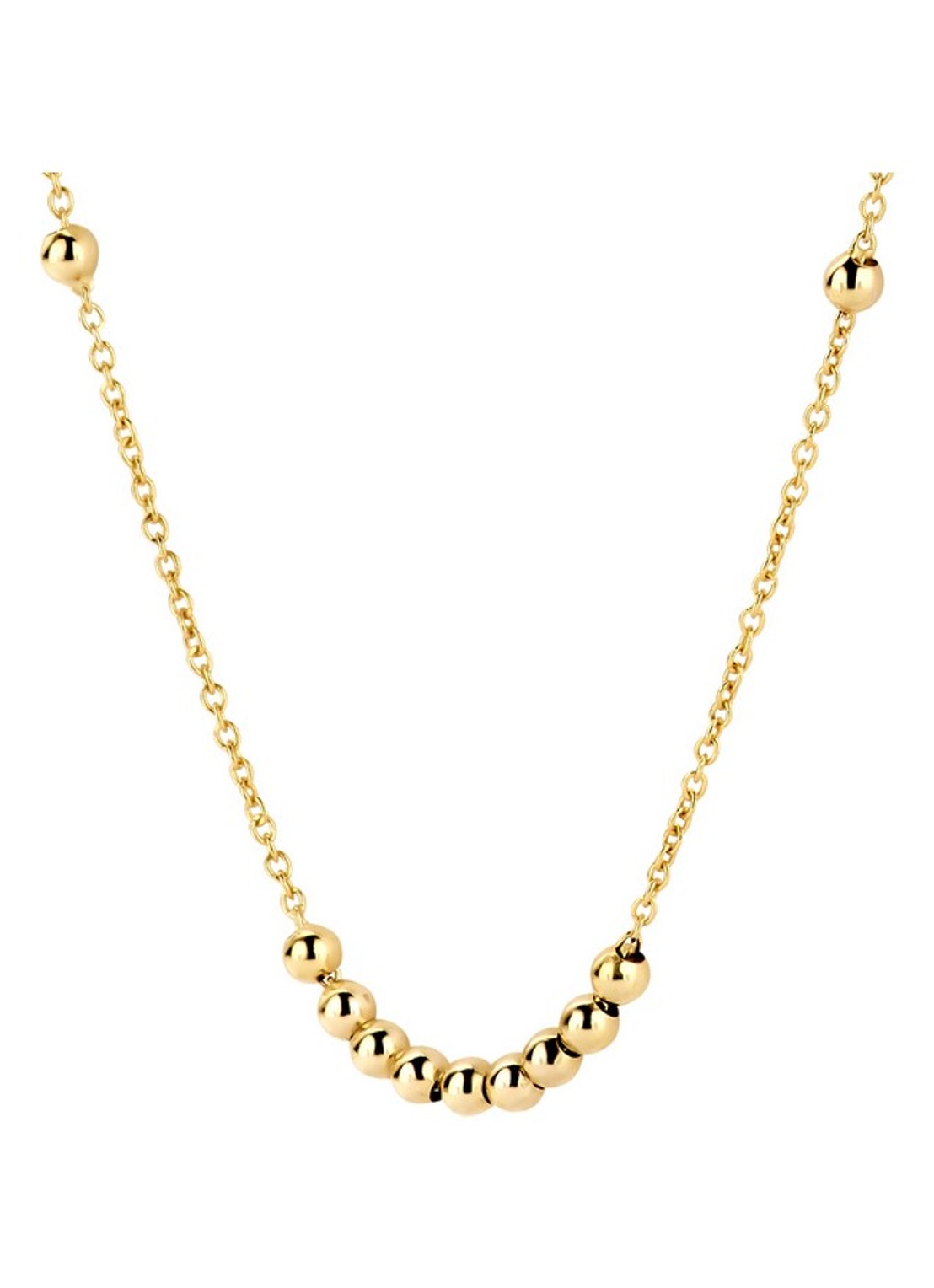 Blush Ketting van 14 karaat geelgoud met parels 3182YGO - voorkant 2 goud