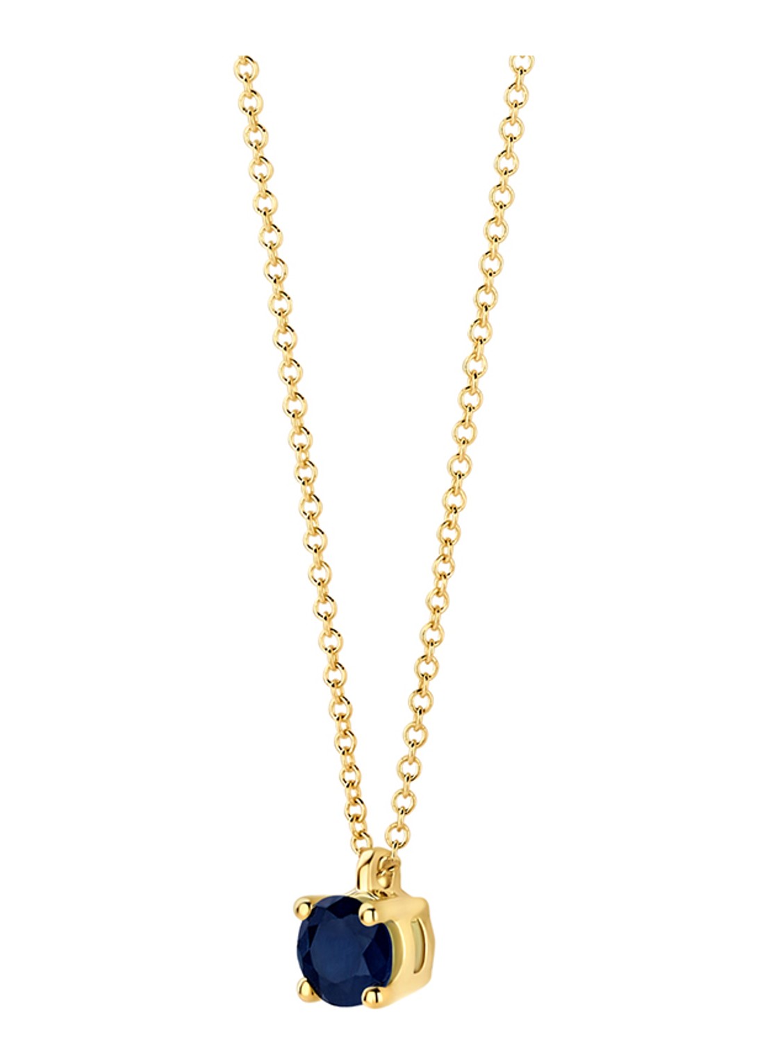 Blush Ketting van 14 karaat geelgoud met saffier 3200YBS - detail 3 geelgoud