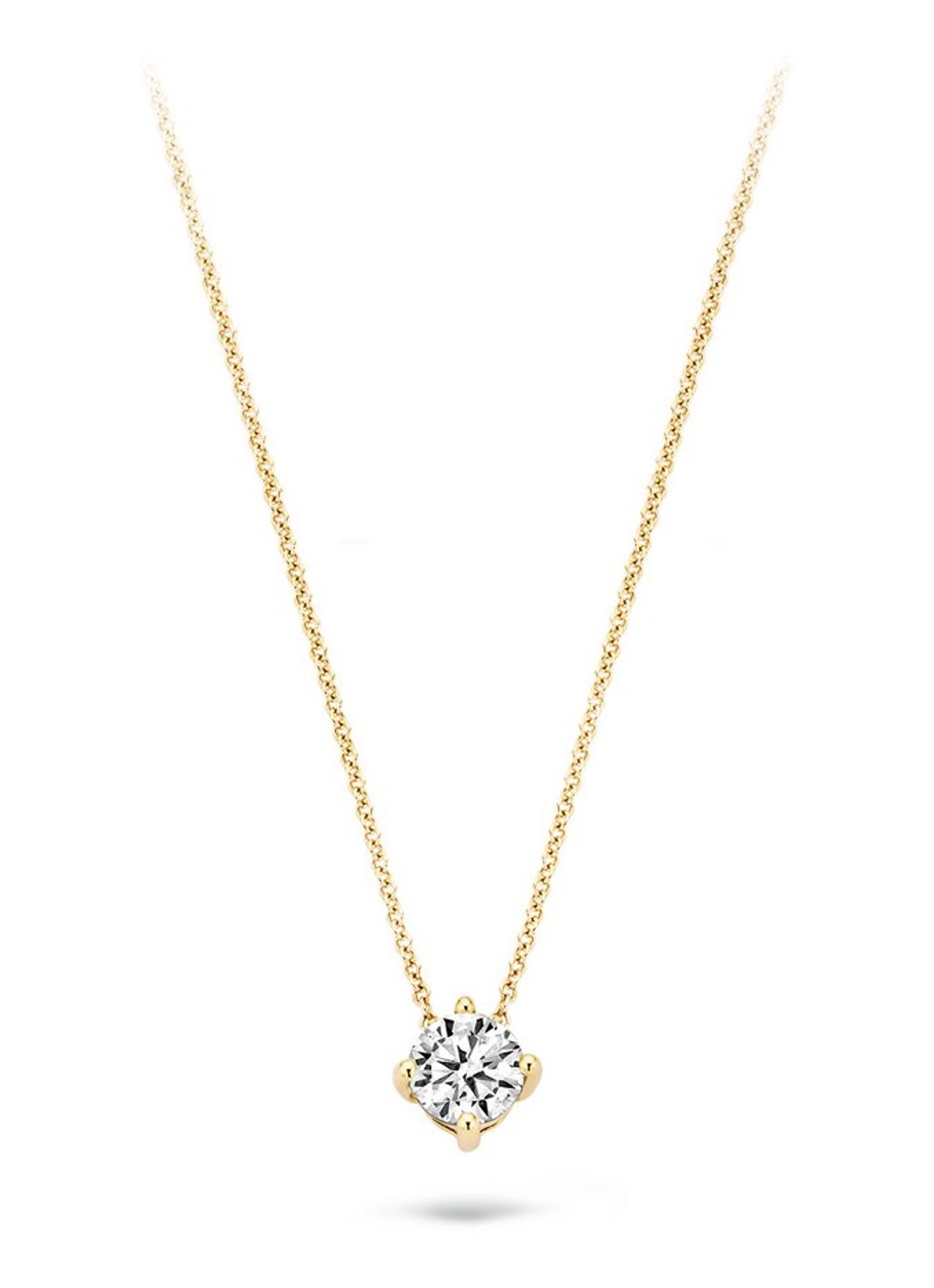 Blush Ketting van 14 karaat geelgoud met zirkonia 3057YZI - voorkant 3 geelgoud