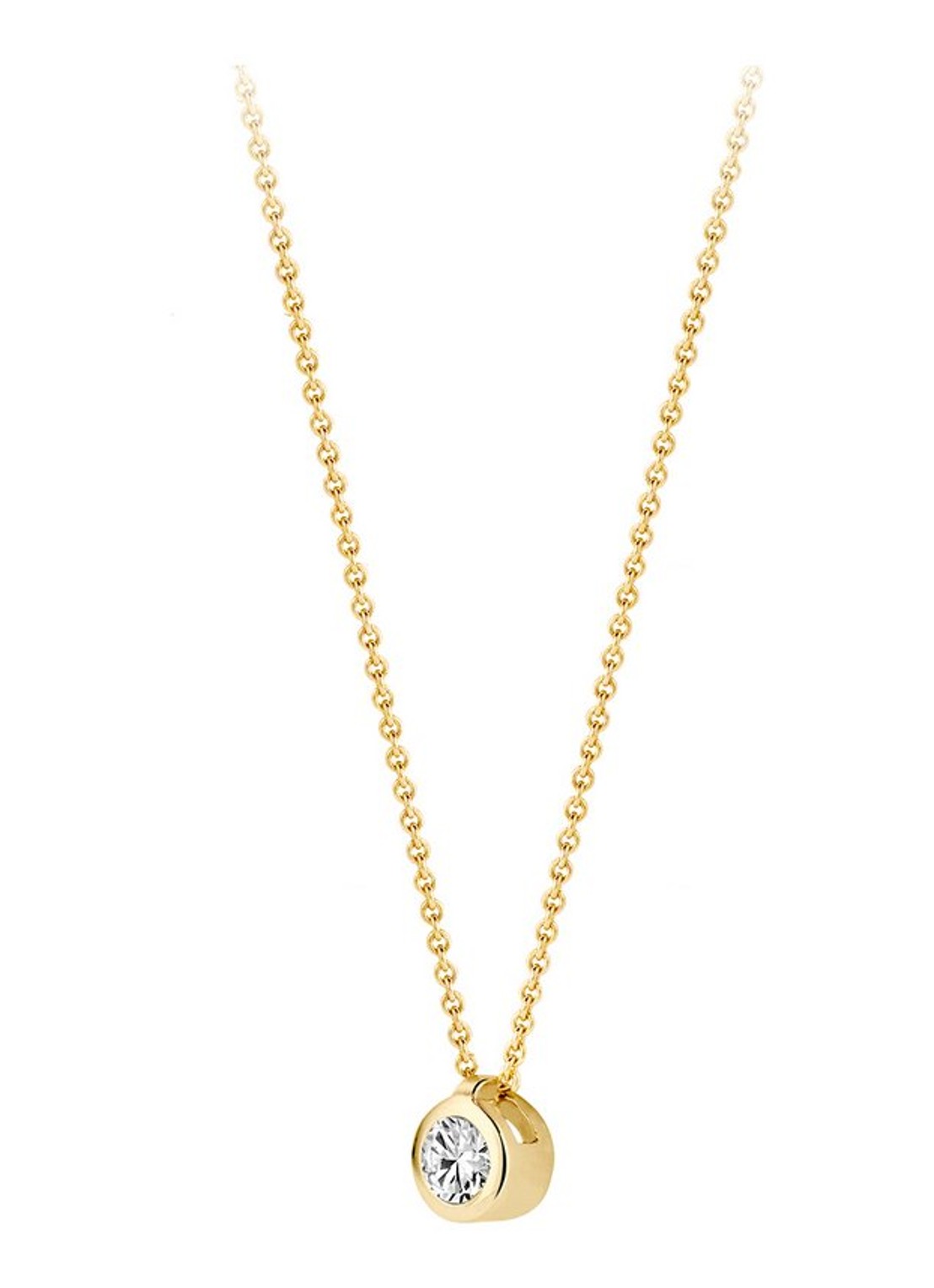 Blush Ketting van 14 karaat geelgoud met zirkonia 3067YZI - detail 5 geelgoud