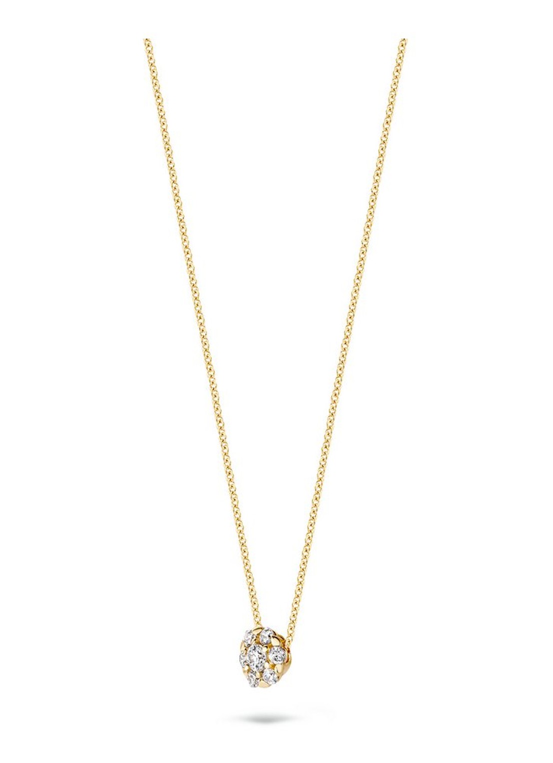 Blush Ketting van 14 karaat geelgoud met zirkonia 3097YZI - detail 4 geelgoud