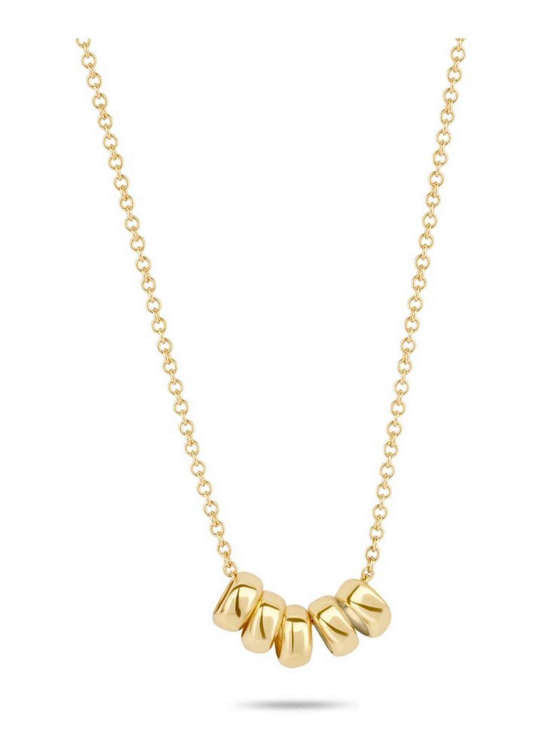 Blush Ketting van 14k goud 3087YGO - voorkant 4 geelgoud