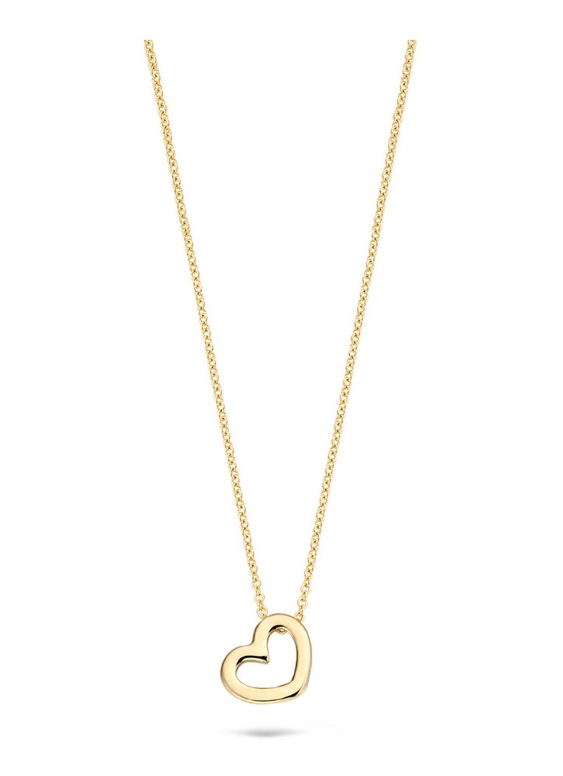 Blush Ketting van 14K goud met hanger 3081YGO - voorkant 3 goud