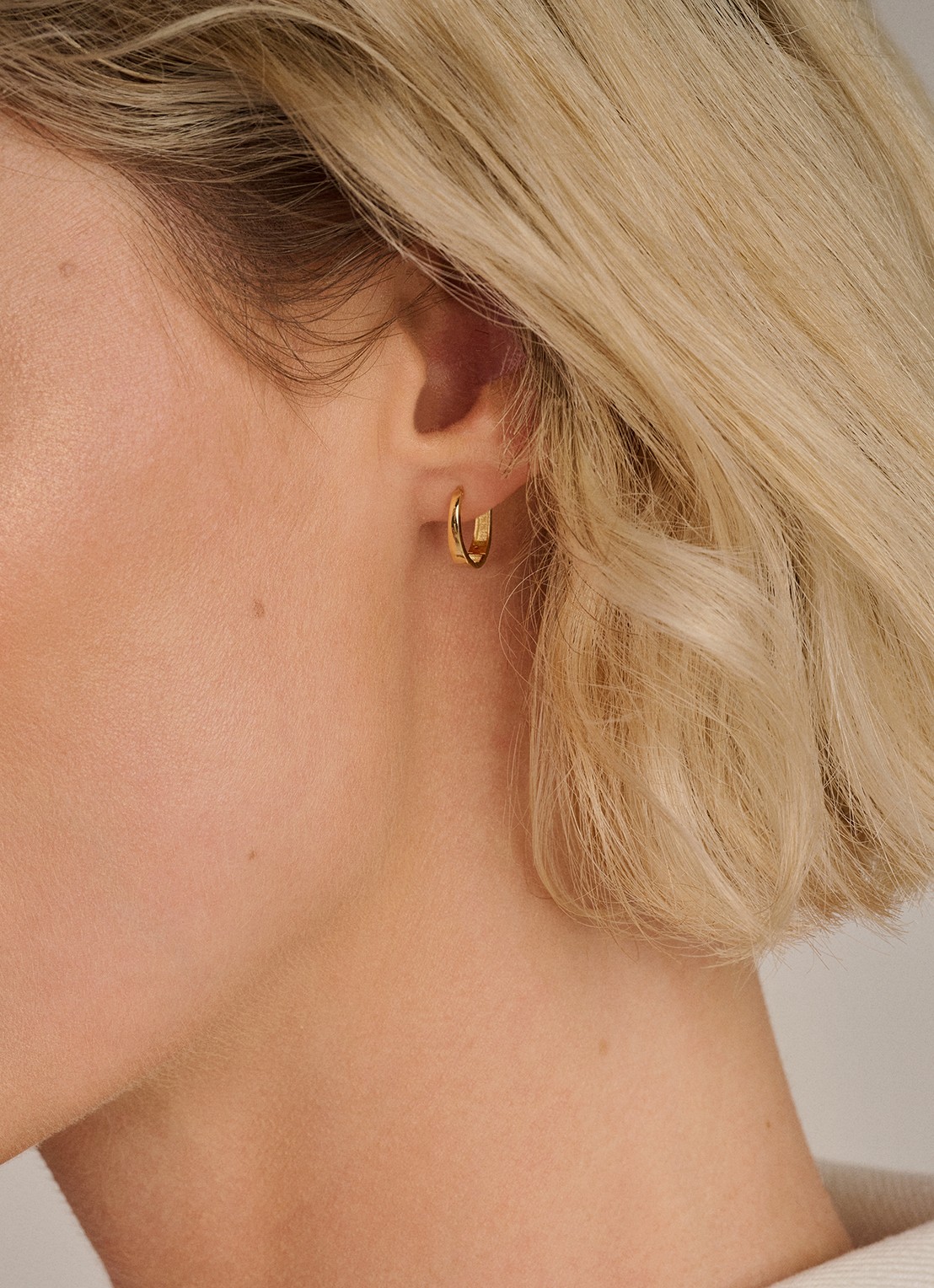 Blush Oorringen van 14 karaat geelgoud 7379YGO - detail 3 goud