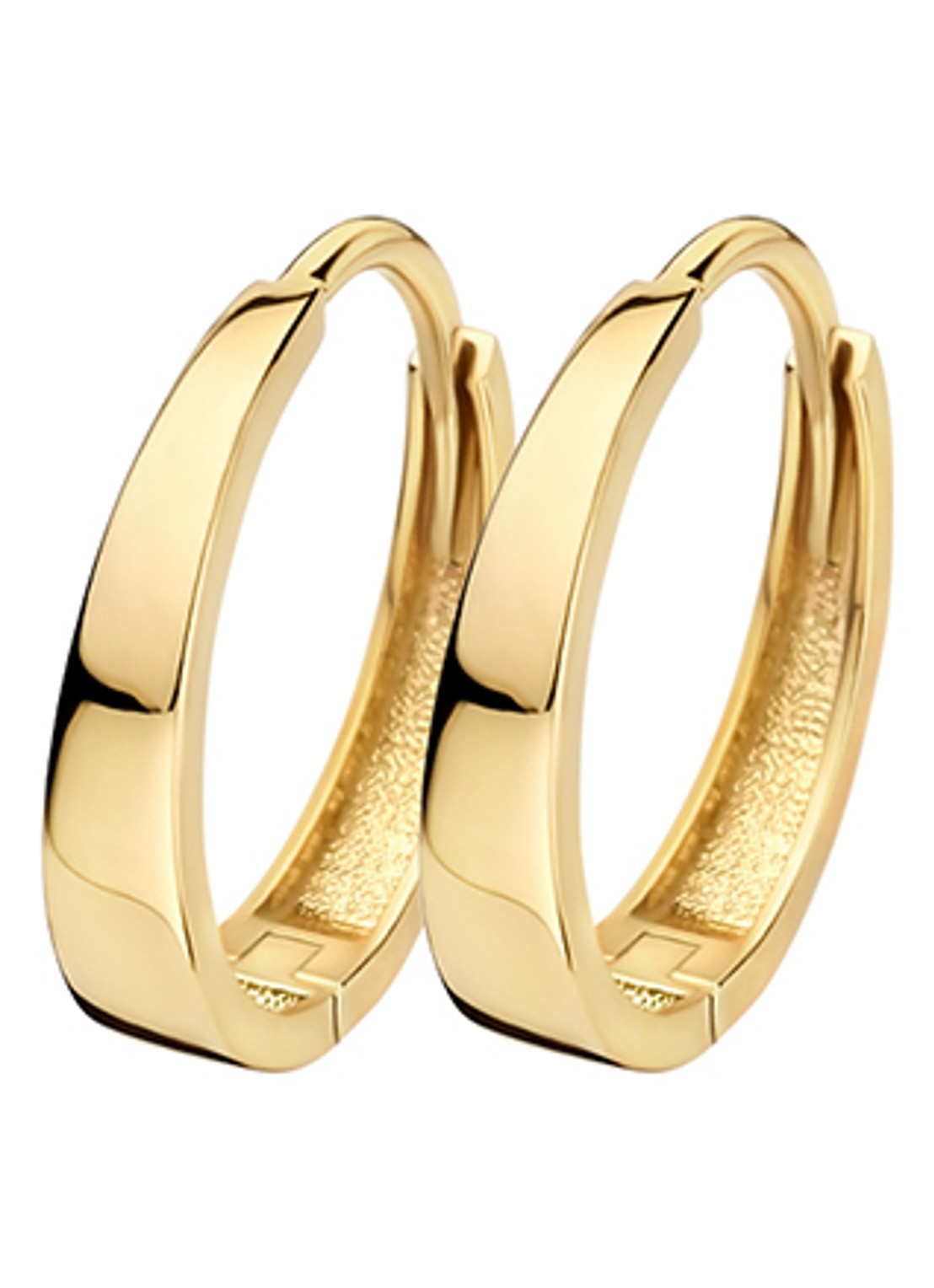 Blush Oorringen van 14 karaat geelgoud 7379YGO - voorkant goud