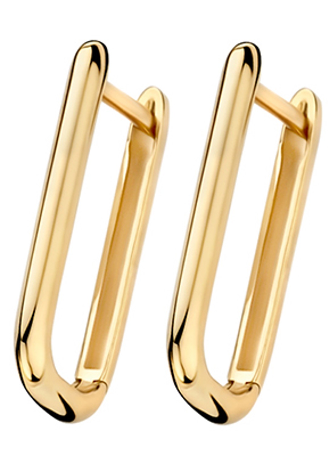 Blush Oorringen van 14 karaat geelgoud 7380YGO - voorkant goud