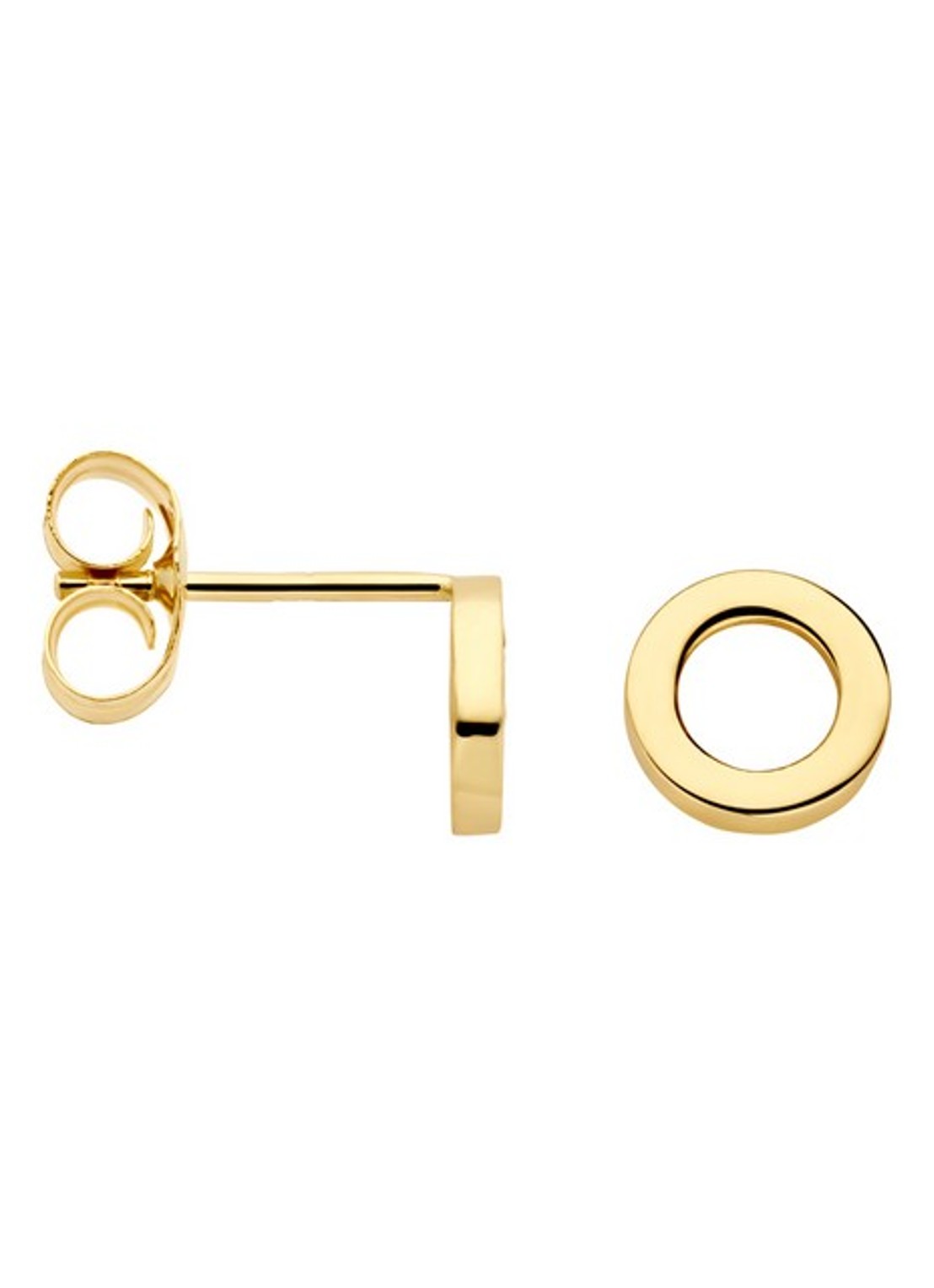 Blush Oorstekers van 14 karaat geelgoud 7361YGO - voorkant 3 goud