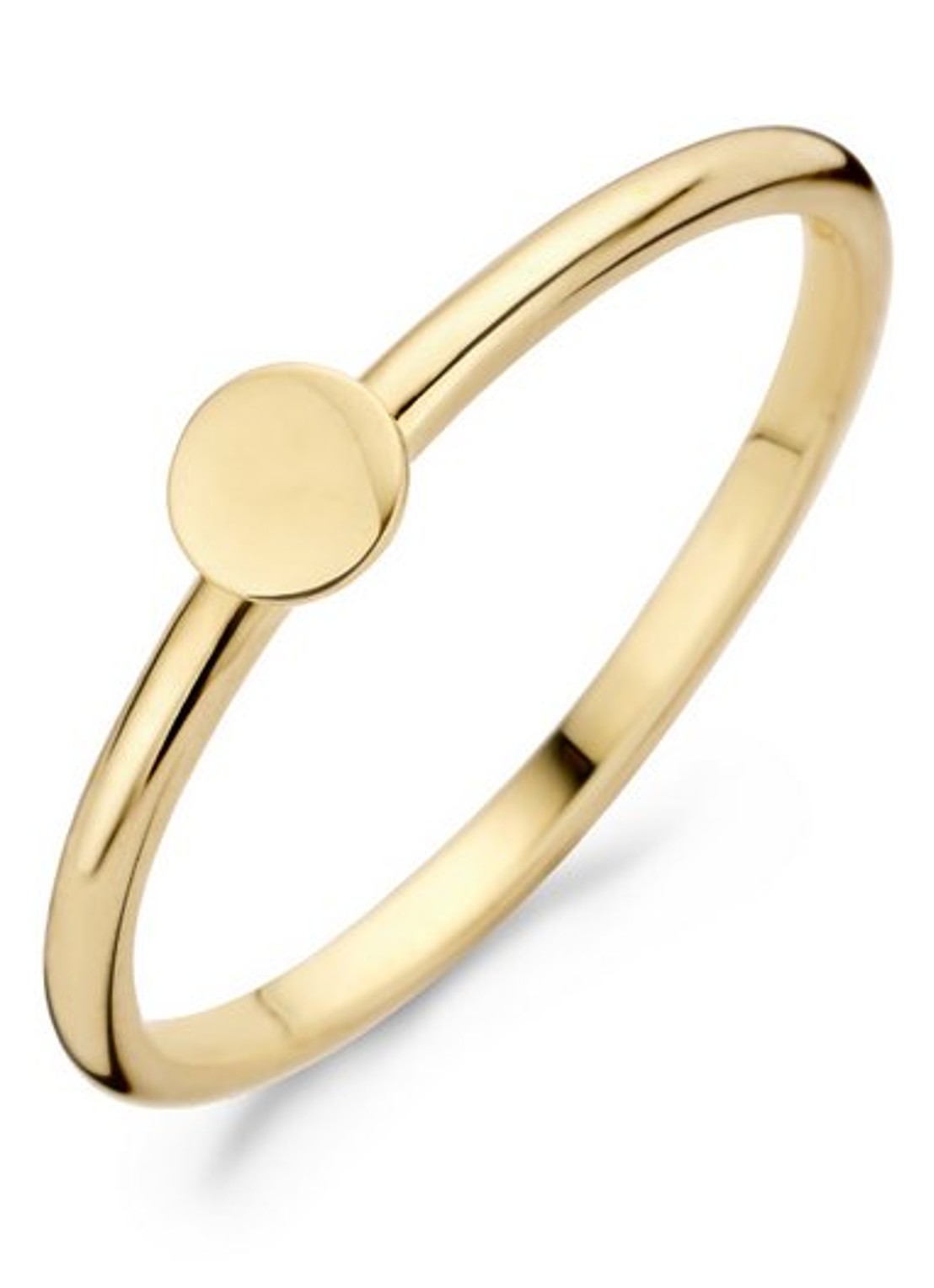 Blush Ring van 14 karaat geelgoud 1212YGO - voorkant 5 goud