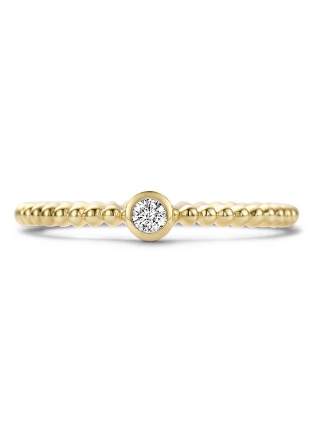 Blush Ring van 14 karaat geelgoud 1216YZI - detail geelgoud