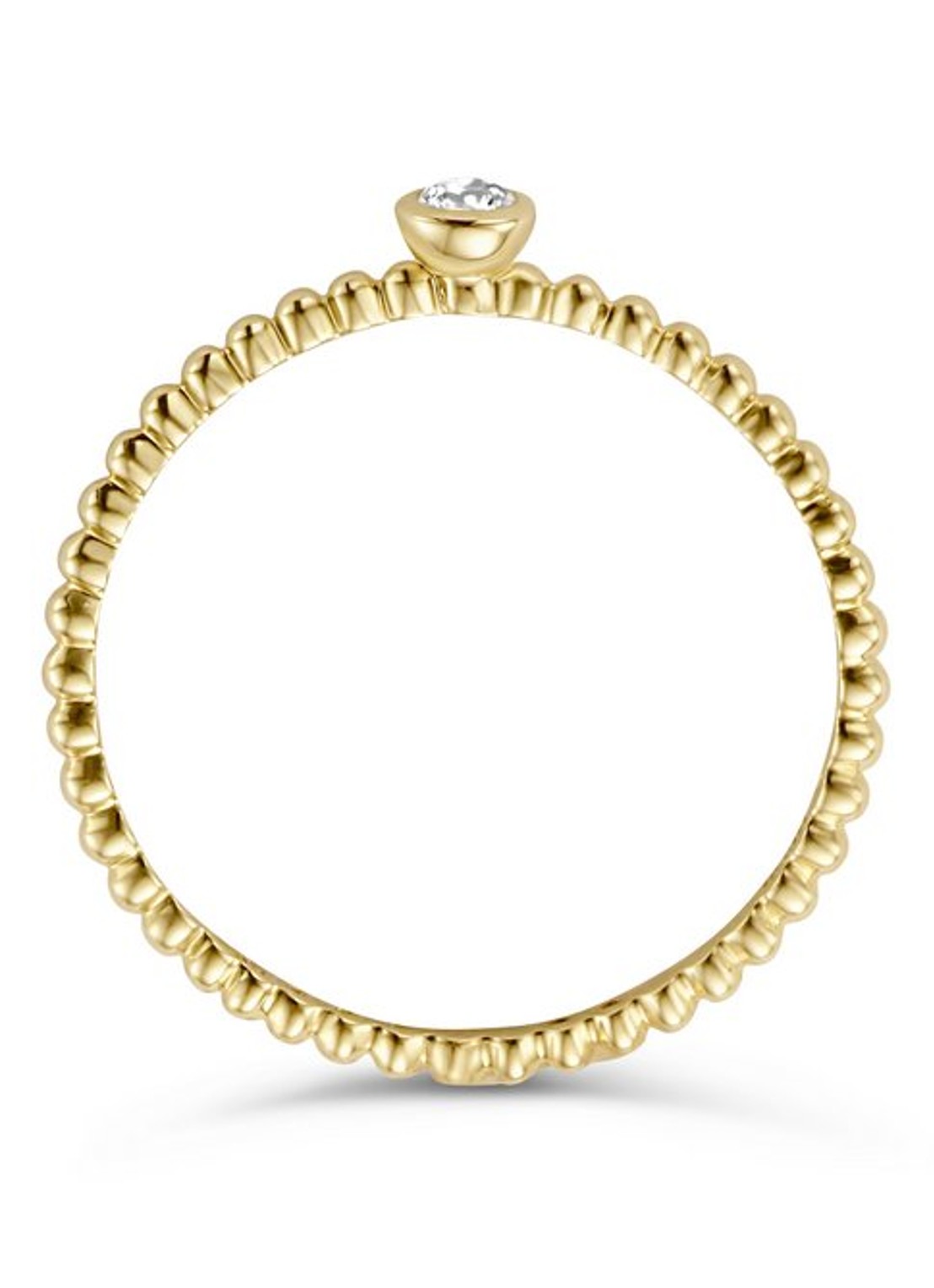 Blush Ring van 14 karaat geelgoud 1216YZI - voorkant 3 geelgoud