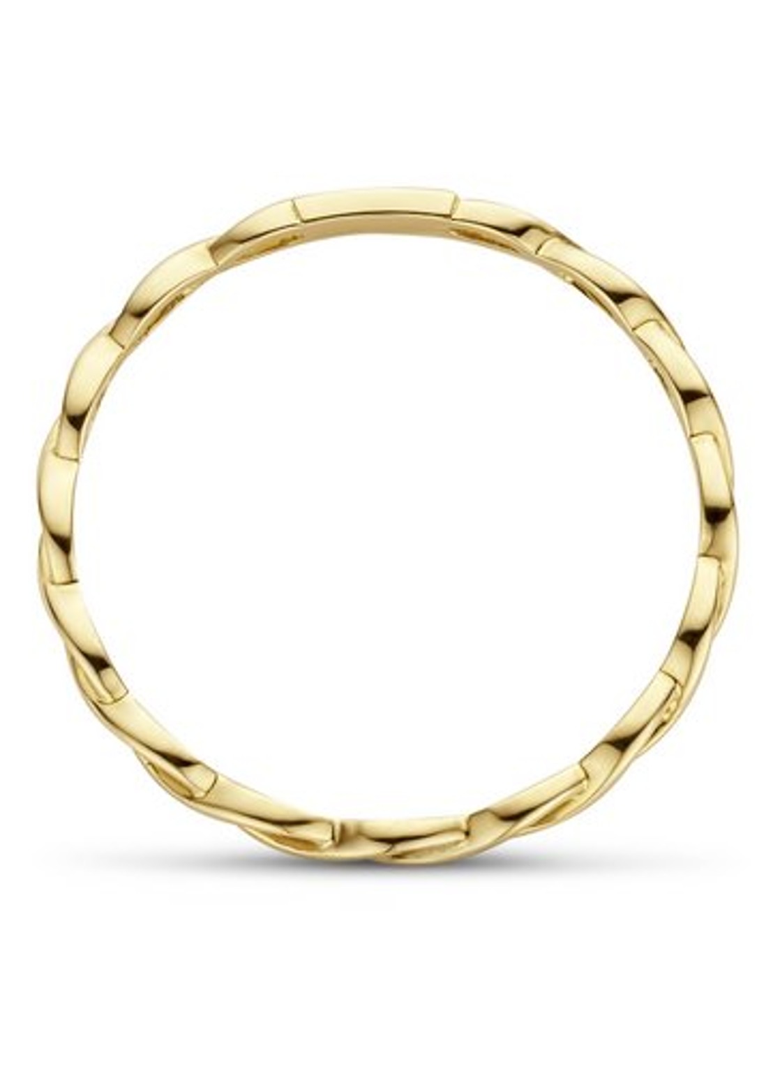 Blush Ring van 14 karaat geelgoud 1220YGO - voorkant 2 goud