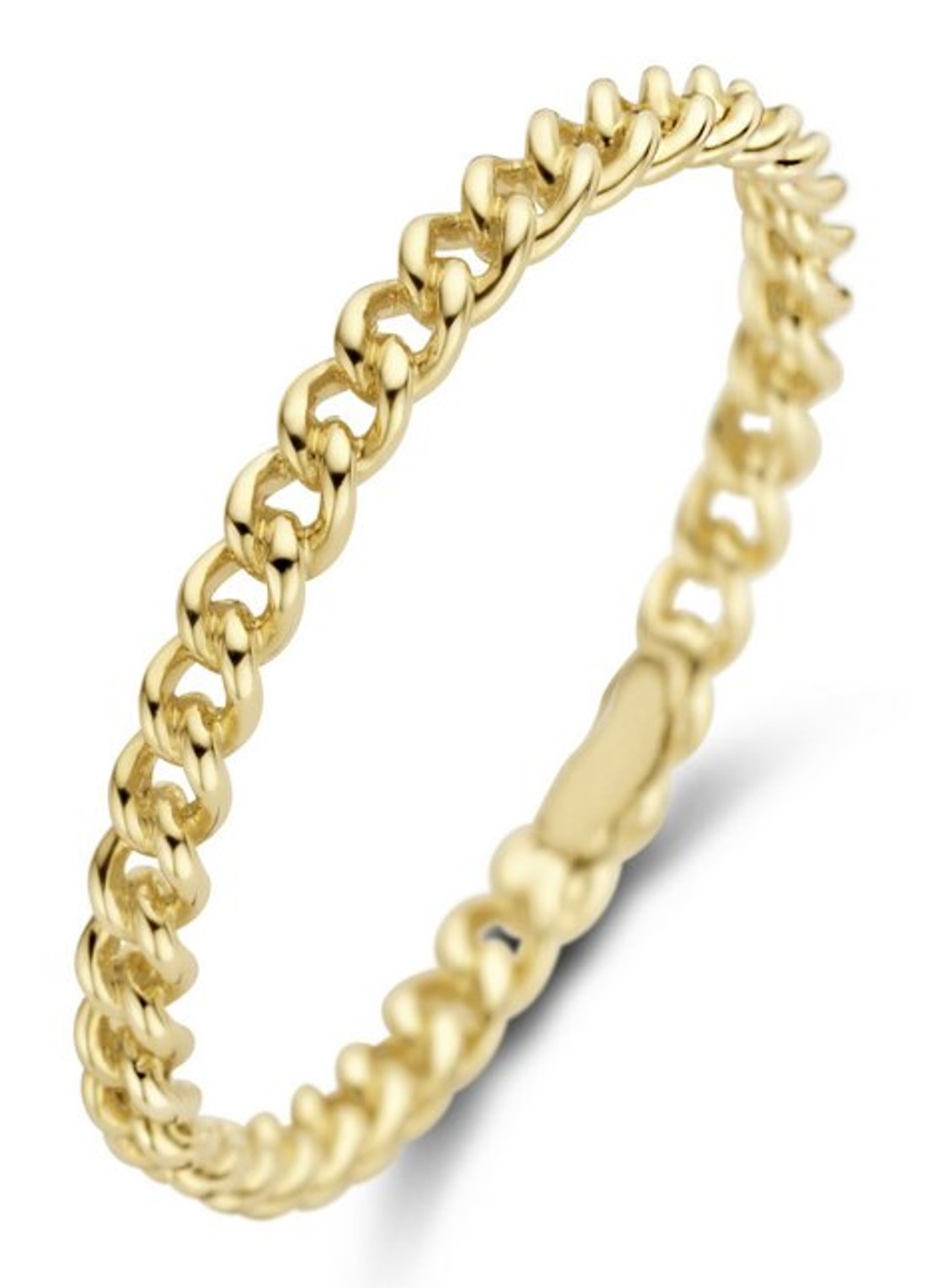 Blush Ring van 14 karaat geelgoud  1229YGO - voorkant 3 geelgoud
