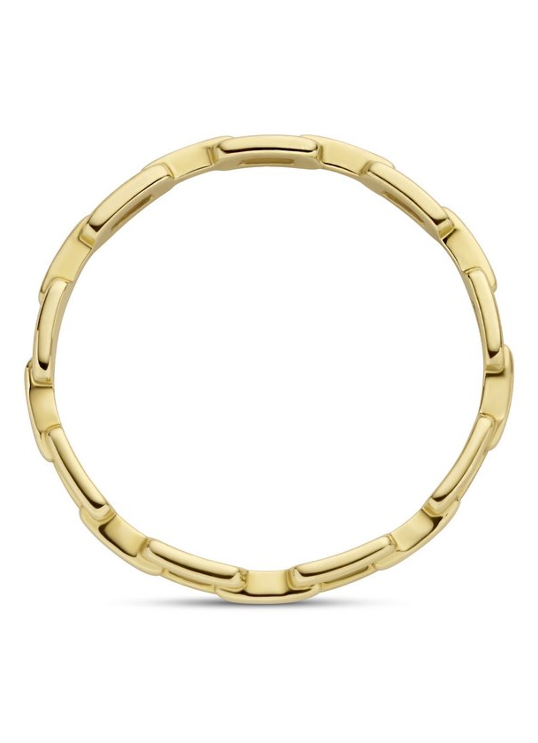 Blush Ring van 14 karaat geelgoud 1230YGO - voorkant 2 geelgoud