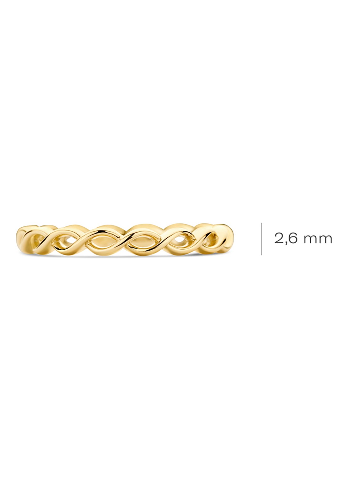 Blush Ring van 14 karaat geelgoud 1245YGO - detail 4 geelgoud