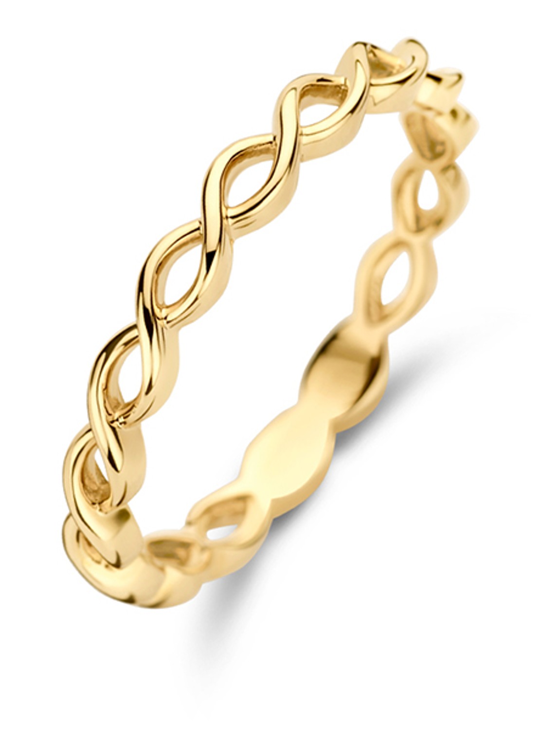 Blush Ring van 14 karaat geelgoud 1245YGO - voorkant geelgoud