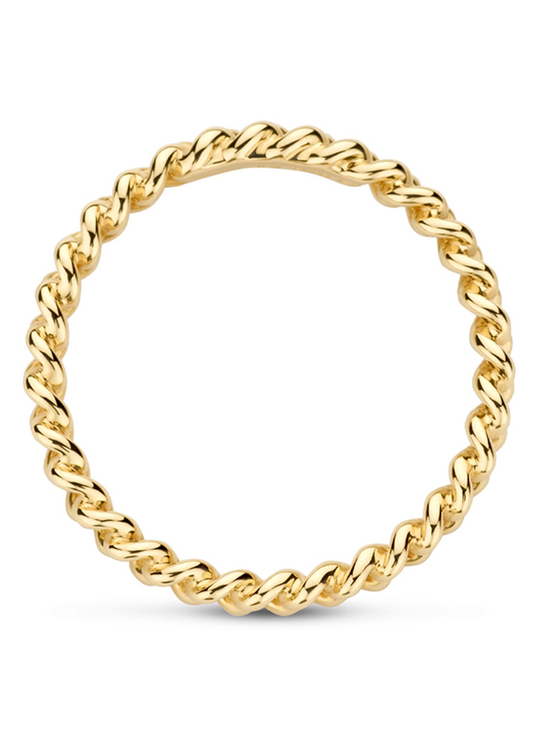 Blush Ring van 14 karaat geelgoud 1247YGO  - voorkant 2 geelgoud