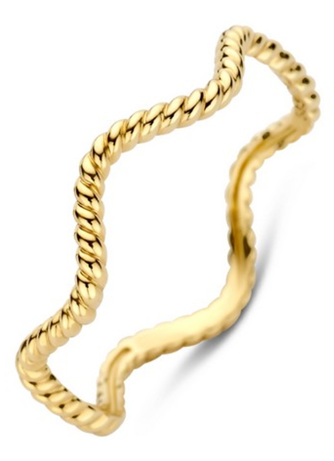 Blush Ring van 14 karaat geelgoud 1263YGO - voorkant goud