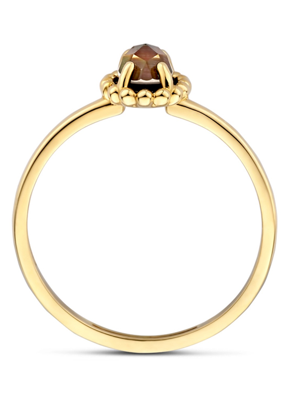 Blush Ring van 14 karaat geelgoud  1272YBQ  - detail 4 goud