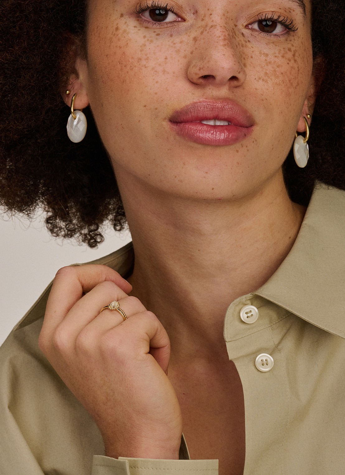 Blush Ring van 14 karaat geelgoud 1272YMQ  - voorkant 3 goud