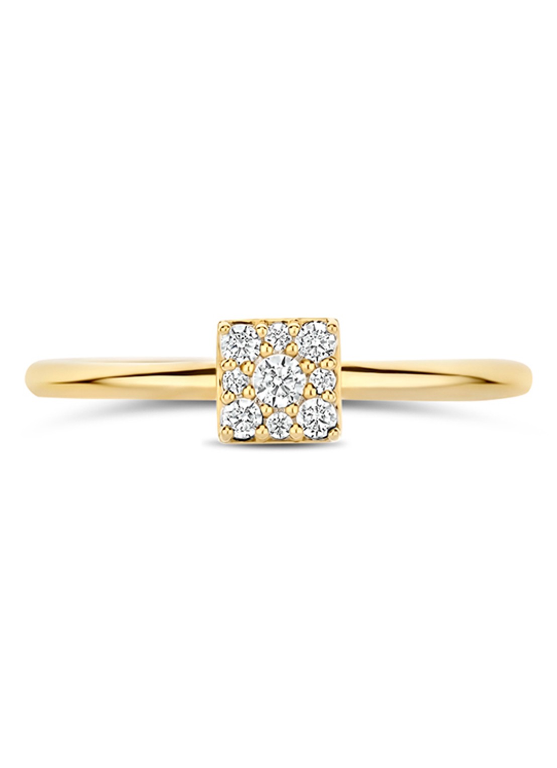 Blush Ring van 14 karaat geelgoud 1278YZI - voorkant 2 goud